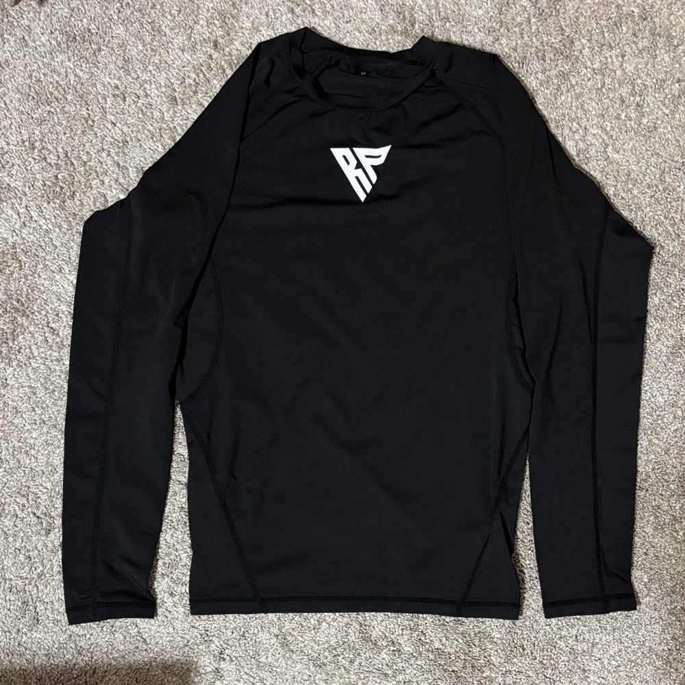 Black Retaliation Project Long-sleeve Compression Tee